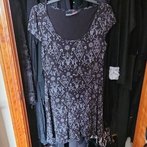 🖤Stylish Black Patterned Dress